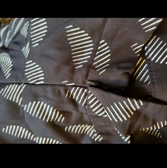 Worthington Wrap Sarong Skirt Black Zelenia Geometric white. - Picture 6 of 7